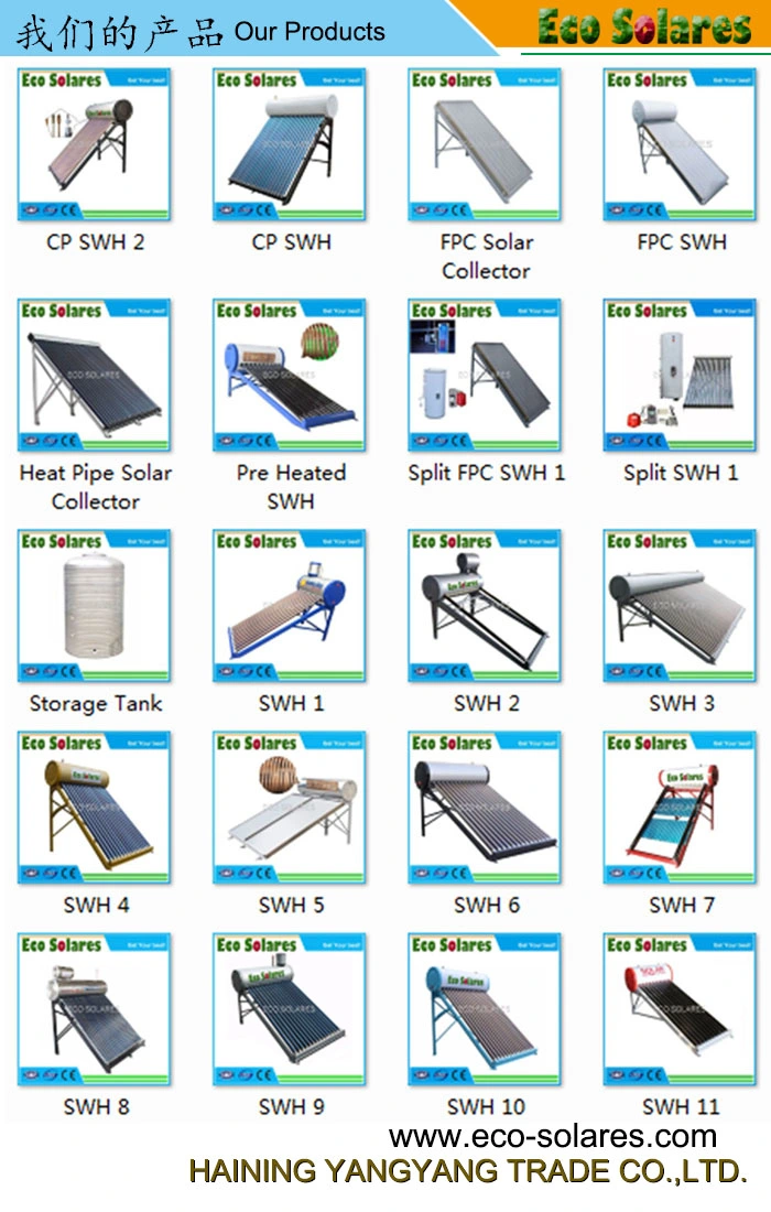 Long Warranty Roof Heaters Stainless Steel Compact Pressurized Non Pressure Heat Pipe Solar Energy Water Heater Solar Collector Vacuum Tubes