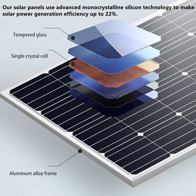 Best 48V Pvt Flexible Hybrid 100watts 170 180W 250 W 300W 320W 300 335 410 440 Watt 1 Kw 1000 Watt Solar Panel Price India